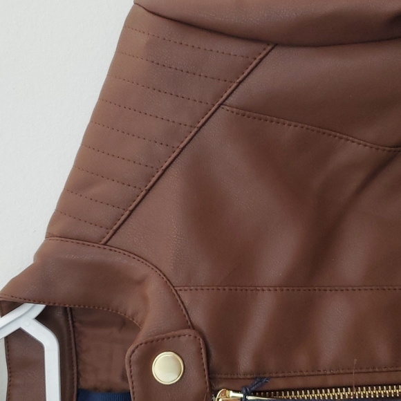 Cole Haan signature racer jacket with panels - Picture 5 of 7